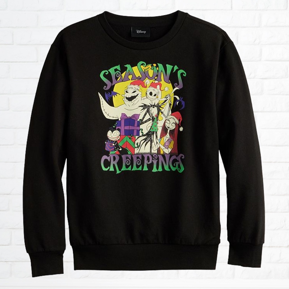 NWT The Nightmare Before Christmas Boys Pullover Sweatshirt - Boys Large